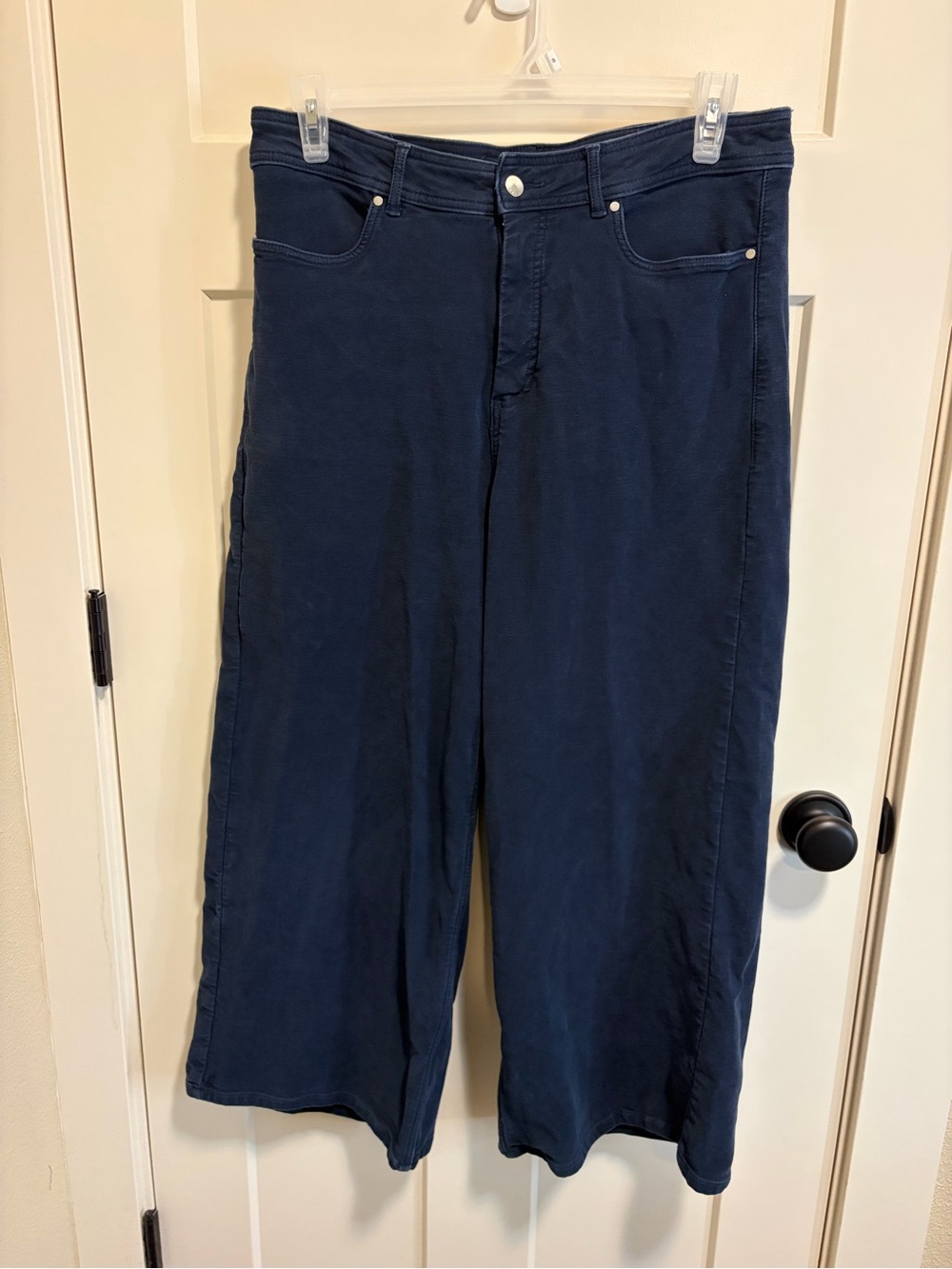 Calia Womenβs Wide Leg Navy Jeans Size 14